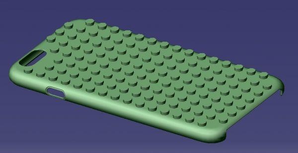 iphone 6s Lego caso funda redpah 3d print model - Mito3D