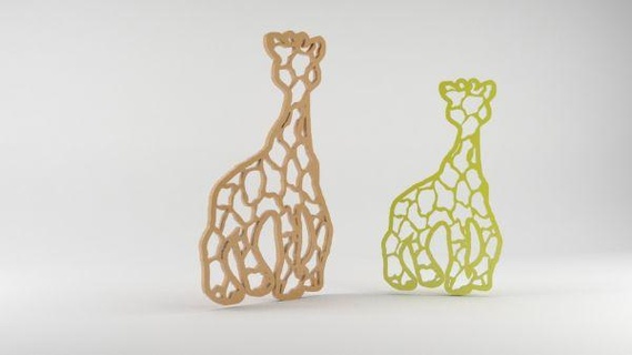 giraffe redpah 3d print model - Mito3D