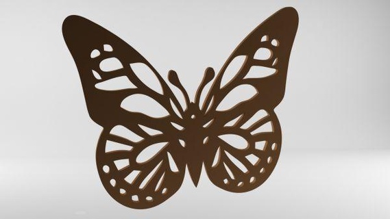 butterfly redpah 3d print model - Mito3D
