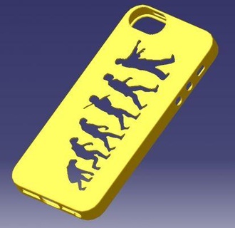 iphone 5s evolution case redpah 3d print model - Mito3D