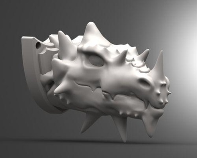 dragon tête redpah 3d print model - Mito3D