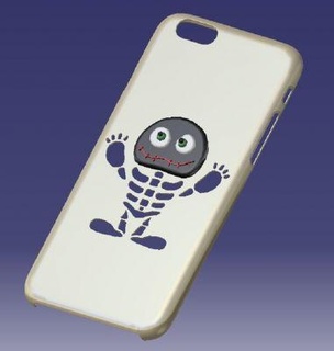 iphone 6s skeletor caso funda redpah 3d print model - Mito3D
