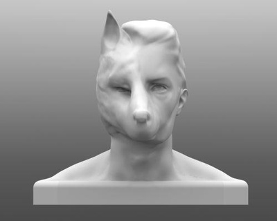 Wolf redpah 3d print model - Mito3D