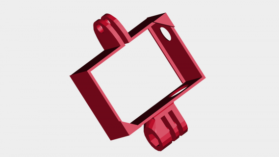 gopro concorso rossa 3d print model - Mito3D