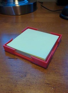 post note holder redpah 3d print model - Mito3D