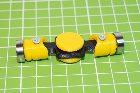 hand spinner pistons redpah 3d print model - Mito3D