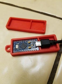 arduino pro micro rossa 3d print model - Mito3D
