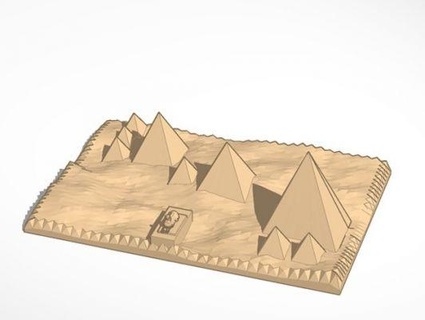 pyramids plastics redpah 3d print model - Mito3D