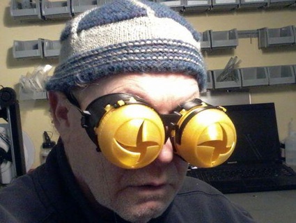 blinking goggles redpah 3d print model - Mito3D