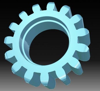 toothed wheel redpah 3d print model - Mito3D