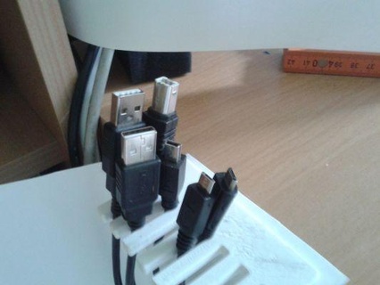 USB cable organizador redpah 3d print model - Mito3D