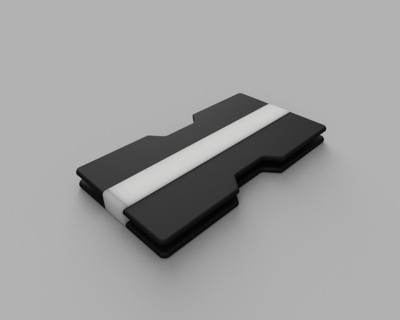 minimalist wallet redpah 3d print model - Mito3D
