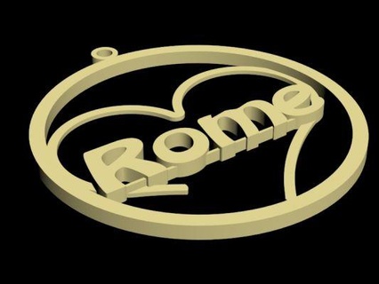boucle d'oreille orecchino Rome redpah 3d print model - Mito3D
