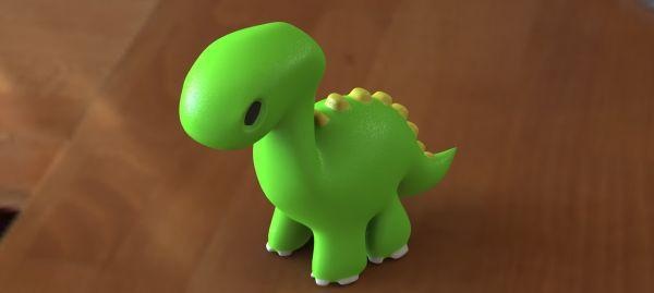 dino toy redpah 3d print model - Mito3D