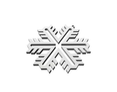 christmas snowflake ornaments 1 redpah 3d print model - Mito3D