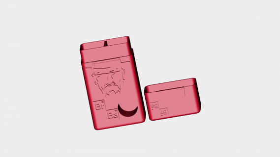 caja vapeador breaking bad redpah 3d print model - Mito3D