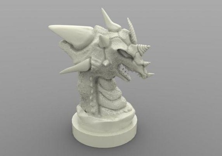 dragon statue 2 redpah 3d print model - Mito3D