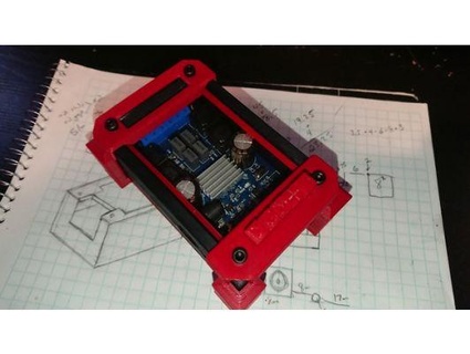 Astuccio guaina drok amp rossa 3d print model - Mito3D