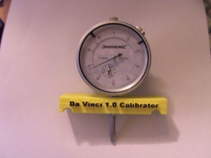 Vinci 10 calibrateur redpah 3d print model - Mito3D