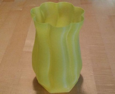 flowagon vase redpah 3d print model - Mito3D