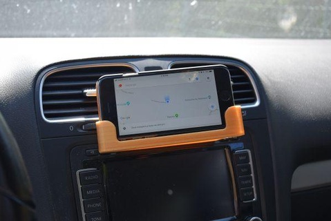 iphone 5 5s 6 6s titulaire soutien cd fente voiture redpah 3d print model - Mito3D