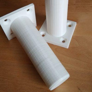 simple furniture foot redpah 3d print model - Mito3D