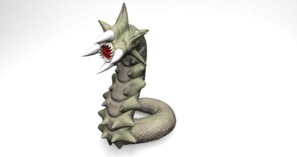 sandworm redpah 3d print model - Mito3D