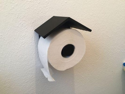 toilet paper holder set 3 redpah 3d print model - Mito3D