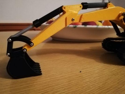 crawler excavator model redpah 3d print model - Mito3D
