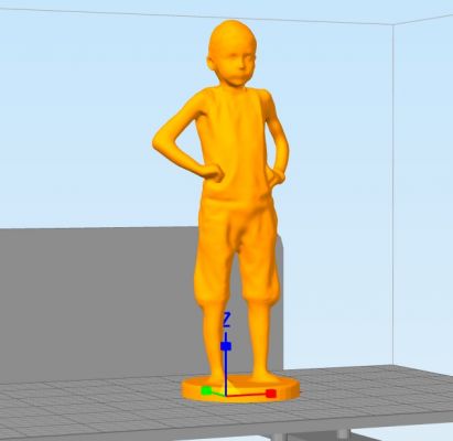 Garoto pé redpah 3D print model - Mito3D