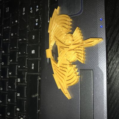 Romulan símbolo pingente colar carro charme cosplay redpah 3D print model - Mito3D