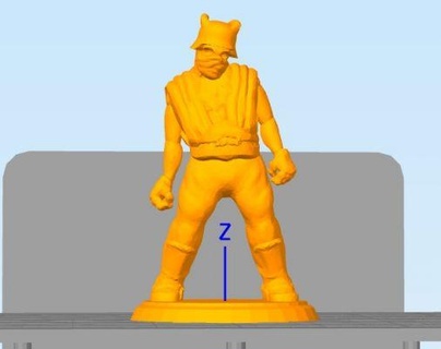 zumbi redpah 3d print model - Mito3D