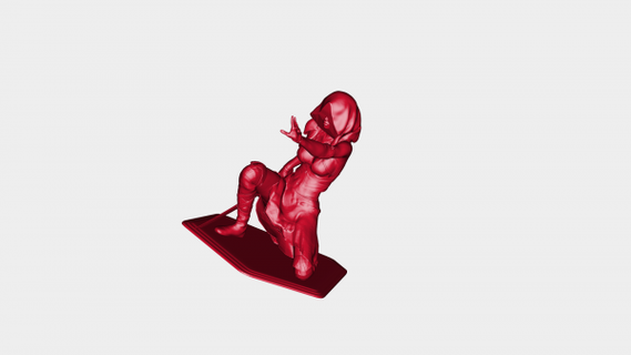 assassino rossa 3d print model - Mito3D