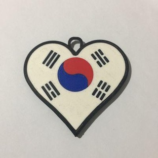 heart south korea pendant redpah 3d print model - Mito3D