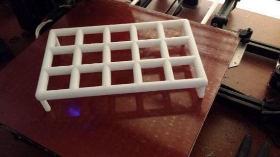 hydroponic starter block stand redpah 3d print model - Mito3D