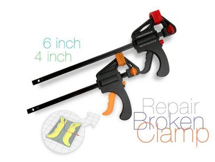 broken clamp repair redpah 3d print model - Mito3D