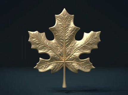 maple leaf redpah 3d print model - Mito3D