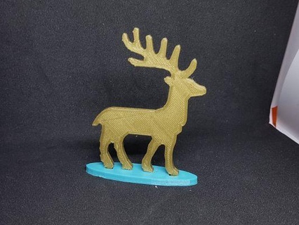 santa claus reindeer redpah 3d print model - Mito3D