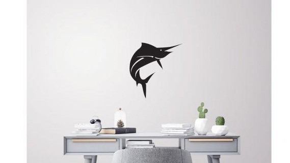 sail fish wall decoration redpah 3d print model - Mito3D