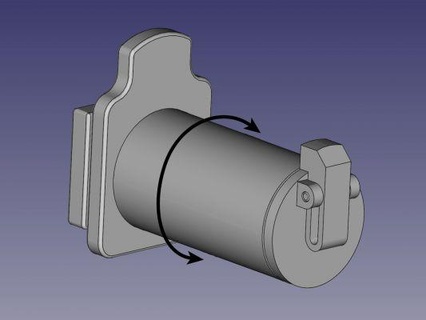 upgrade flashforge finder - definitive spool holder stand redpah 3d print model - Mito3D