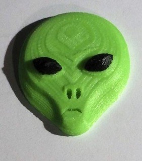 alien magnet redpah 3d print model - Mito3D