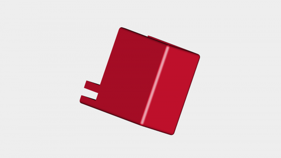 saitek x52 ps 2 connettore protezione rossa 3d print model - Mito3D