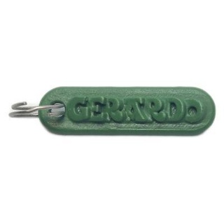 gerardo personalized keychain embossed letters redpah 3d print model - Mito3D