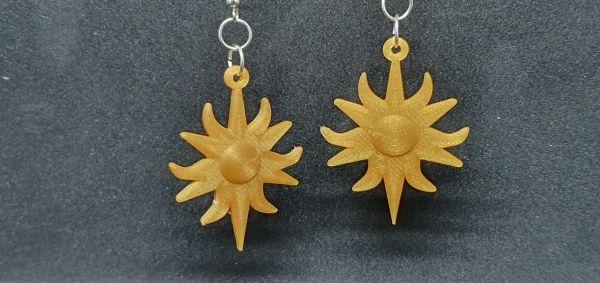 jewellery starry sun redpah 3d print model - Mito3D