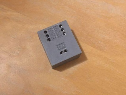 mini relè scatola 2 imposta indipendente nc contatti rossa 3d print model - Mito3D