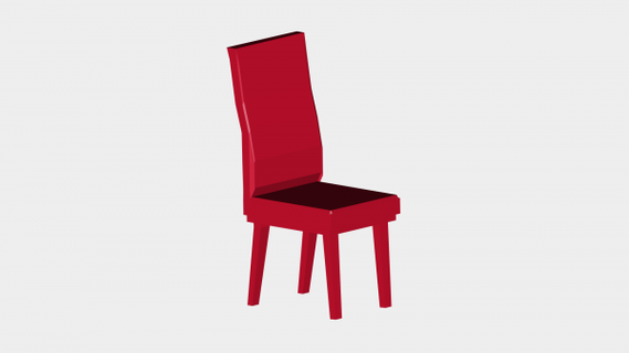 sedia rossa 3d print model - Mito3D