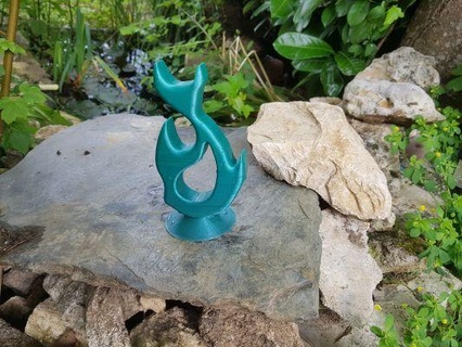 statue fish water redpah 3d print model - Mito3D