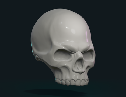 estilizado crânio redpah 3d print model - Mito3D