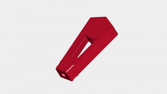 rubinetto maniglia mini rossa 3d print model - Mito3D