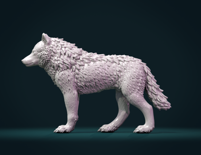 wolf iii redpah 3d print model - Mito3D